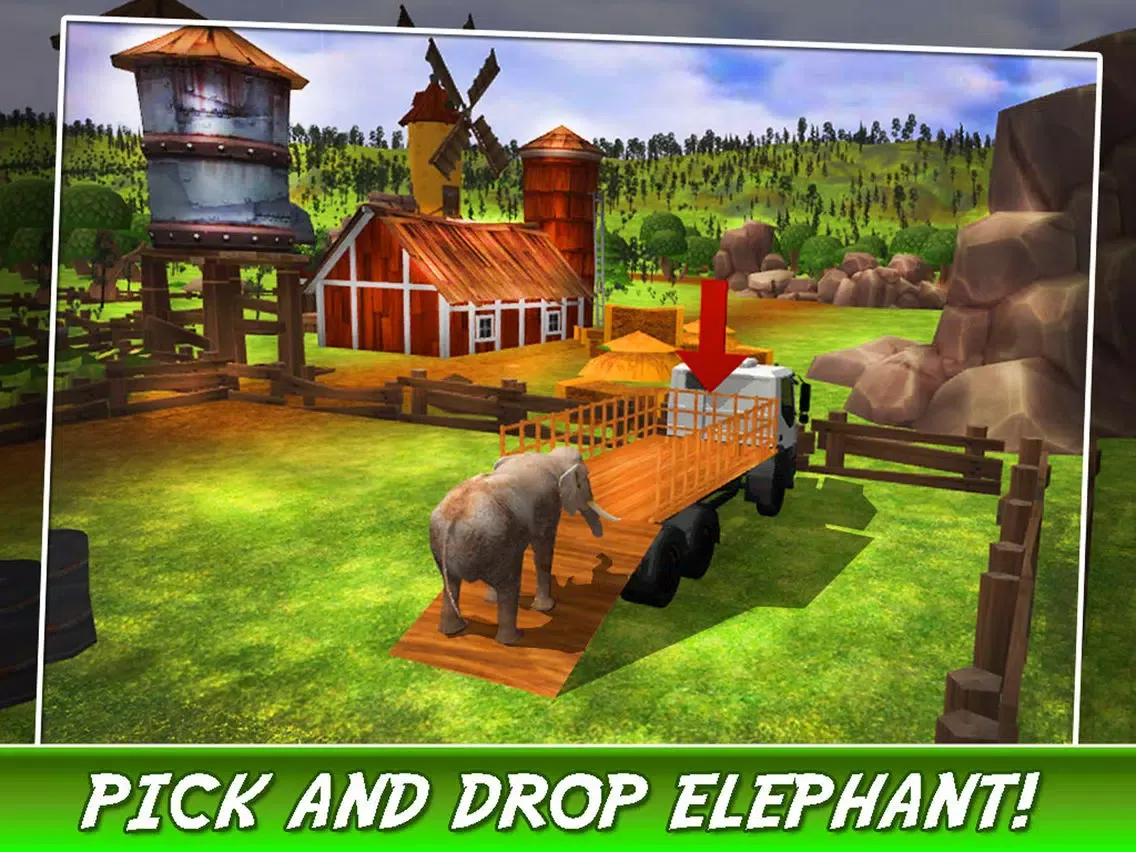 Captures d'écran de Elephant Transporter Truck Driver Simulator iPad 