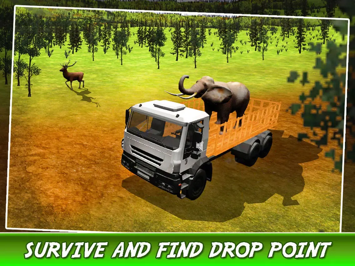 Captures d'écran de Elephant Transporter Truck Driver Simulator iPad 