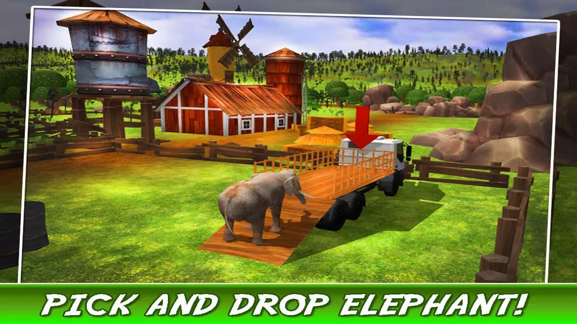 Captures d'écran de Elephant Transporter Truck Driver Simulator