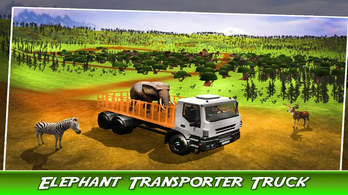Captures d'écran de Elephant Transporter Truck Driver Simulator