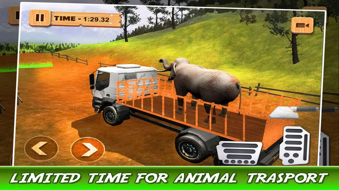 Captures d'écran de Elephant Transporter Truck Driver Simulator