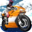 Extreme Motorbike Rider - Frozen Highway