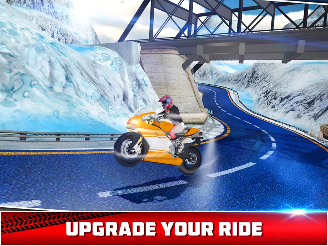 Extreme Motorbike Rider - Frozen Highway iPad 應用截圖
