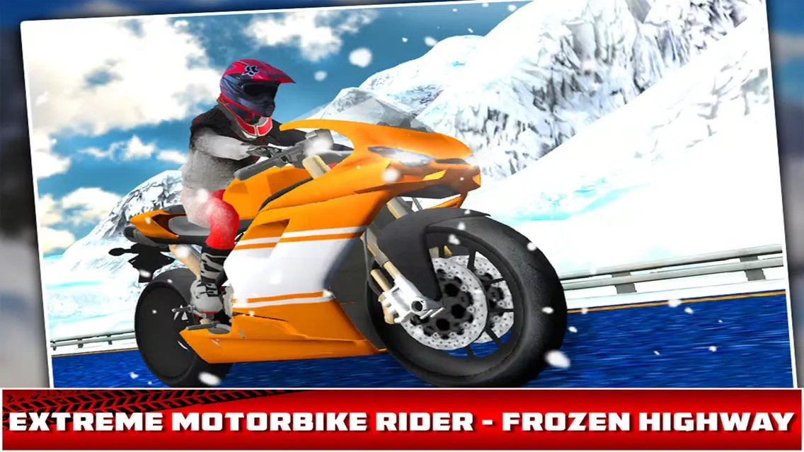 Extreme Motorbike Rider - Frozen Highway應用截圖