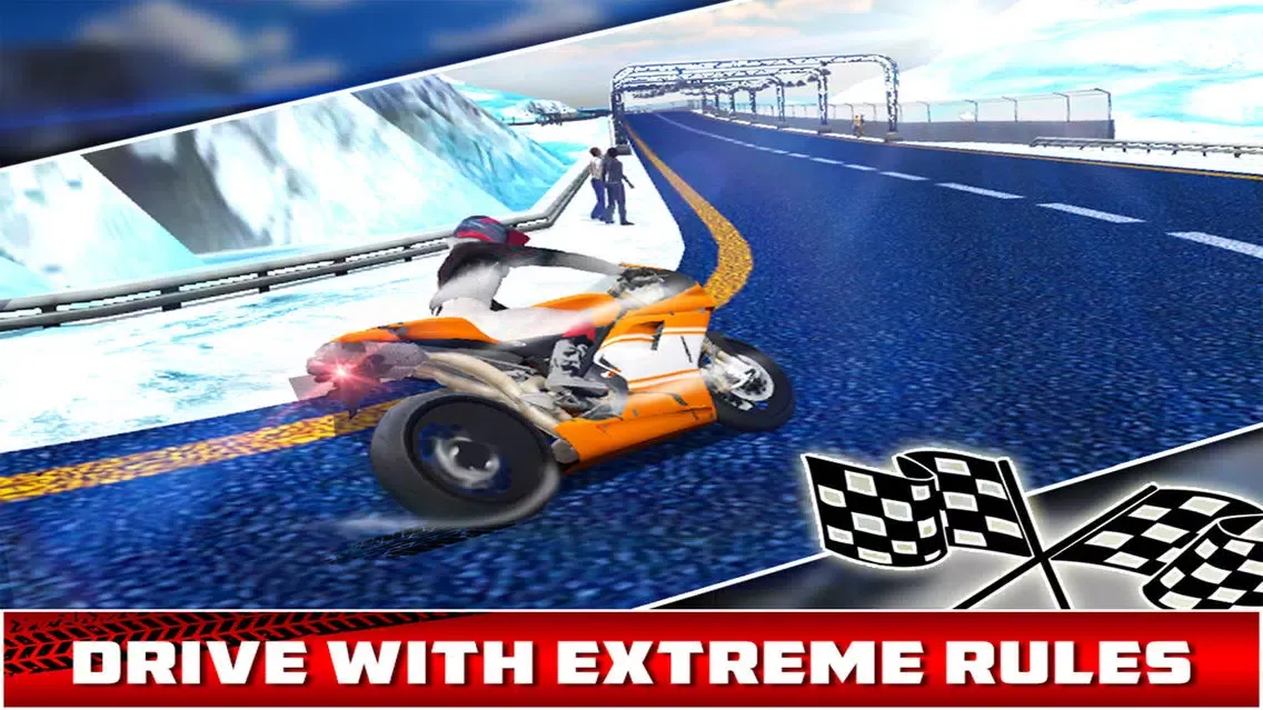 Extreme Motorbike Rider - Frozen Highway應用截圖