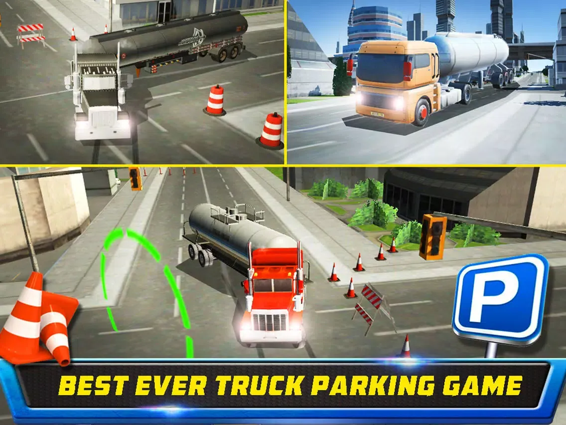 Captures d'écran de Extreme Truck Driver - Truck Parking Simulator 3D iPad 