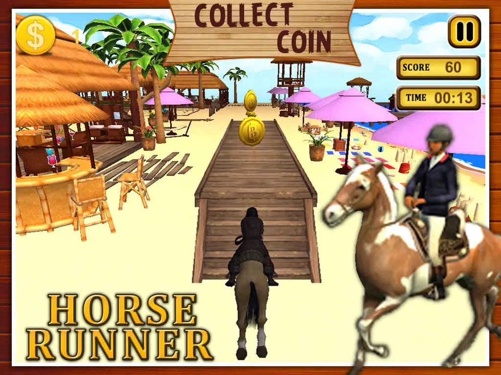 Capturas de tela do Horse Runner 3D Game iPad 
