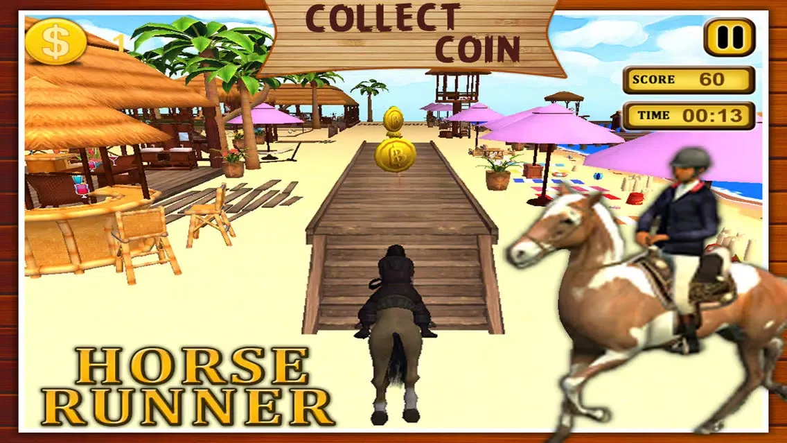 Capturas de tela do Horse Runner 3D Game