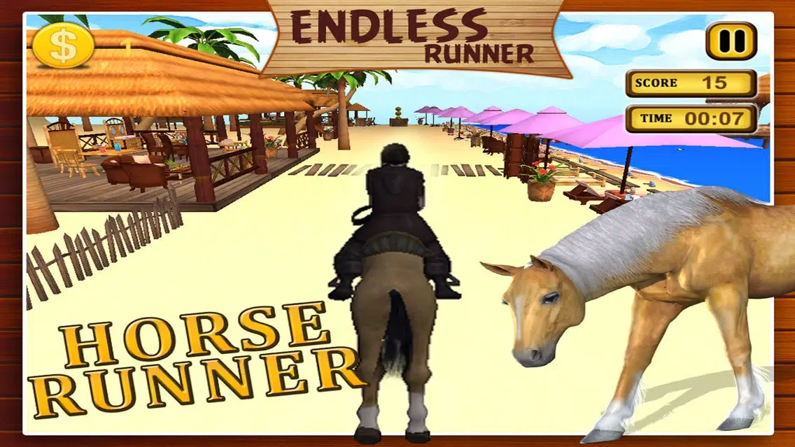 Capturas de tela do Horse Runner 3D Game