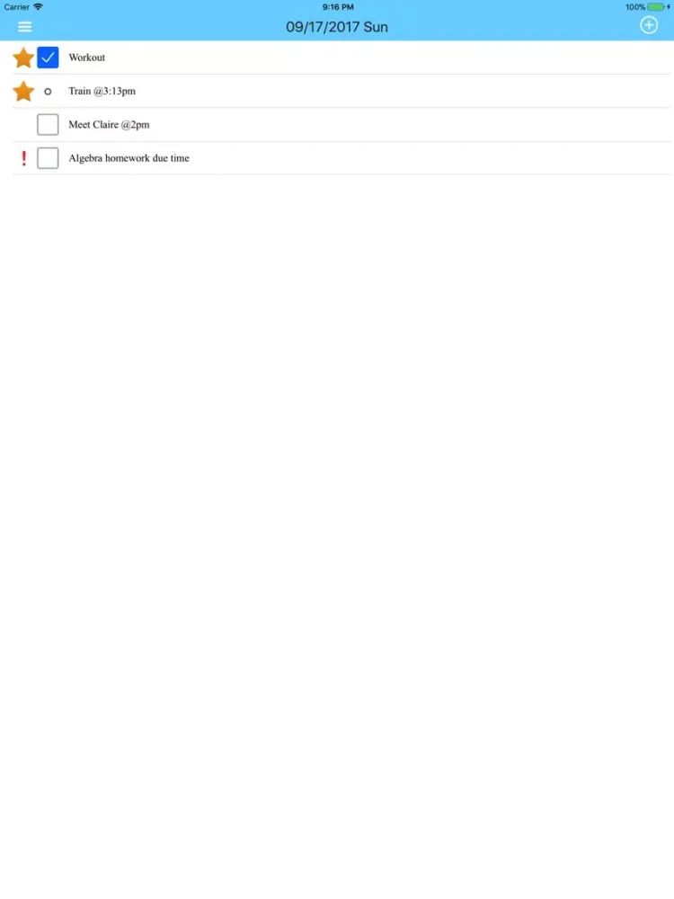 Blue Bullet: Plan Your Day! iPad  Ekran Görüntüleri