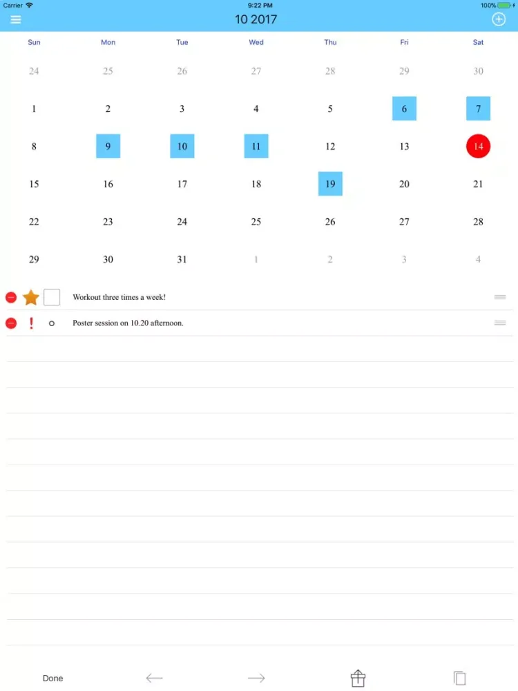 Blue Bullet: Plan Your Day! iPad  Ekran Görüntüleri