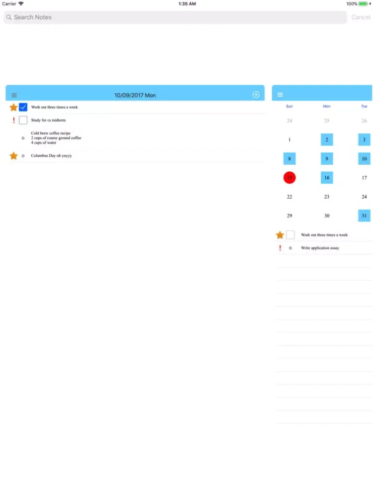 Blue Bullet: Plan Your Day! iPad  Ekran Görüntüleri
