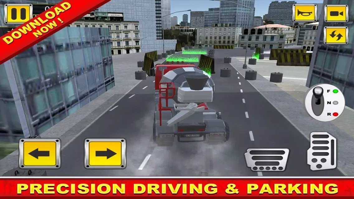 Capturas de tela do Multi Level - Big Truck, Mixer Truck, Backhoe - Parking Simulator 3D Games