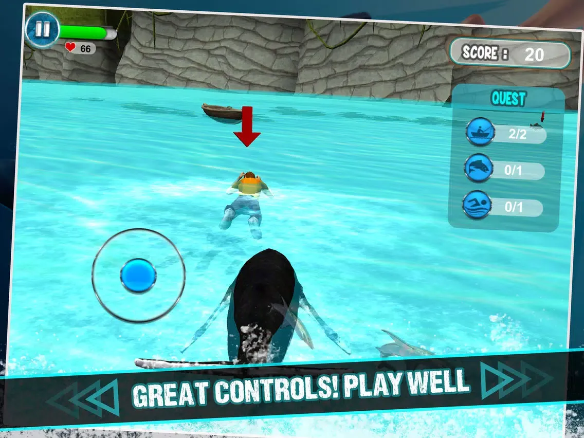 Real Shark - Attack iPad  Screenshots