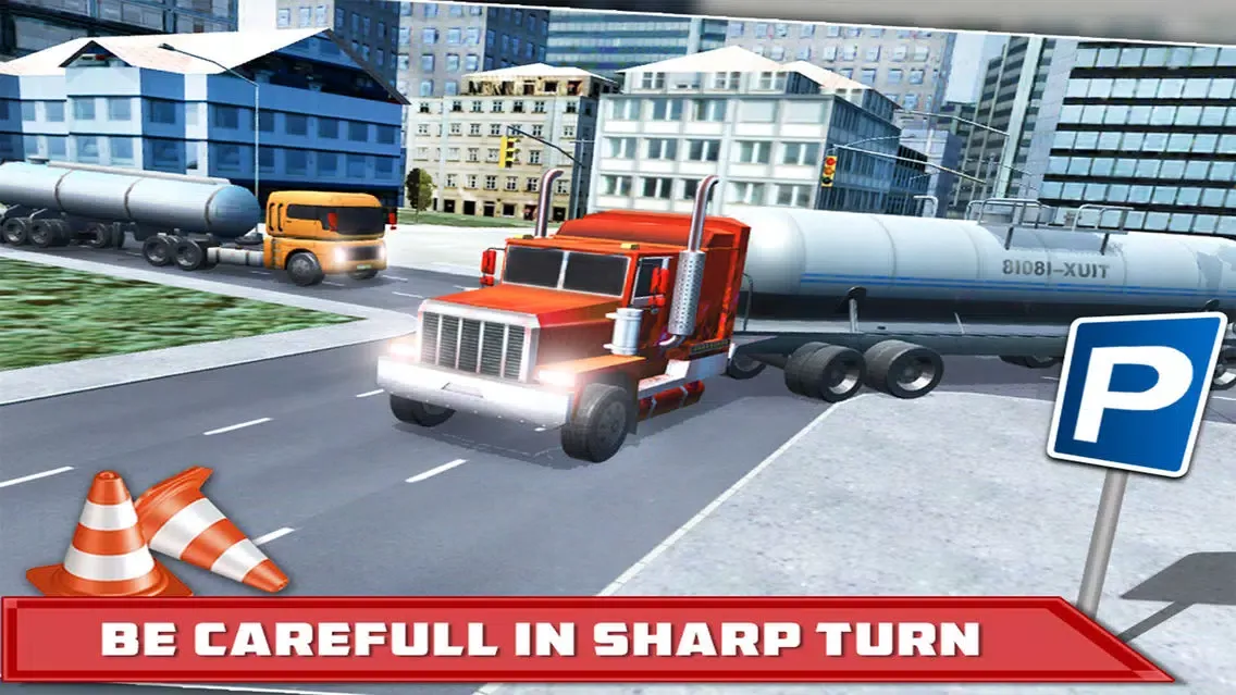 Captures d'écran de Real Truck Parking