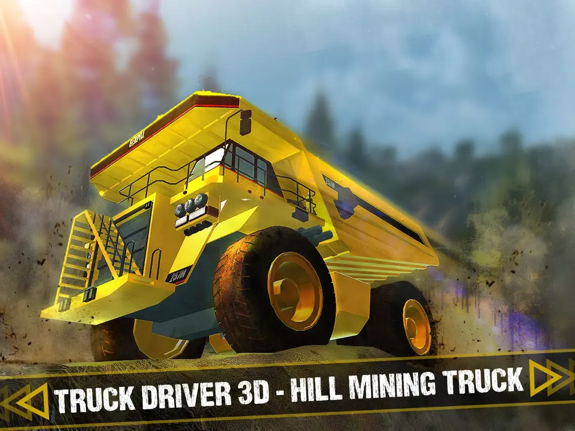 Truck Driver 3D - Hill Mining Truck iPad 应用截图