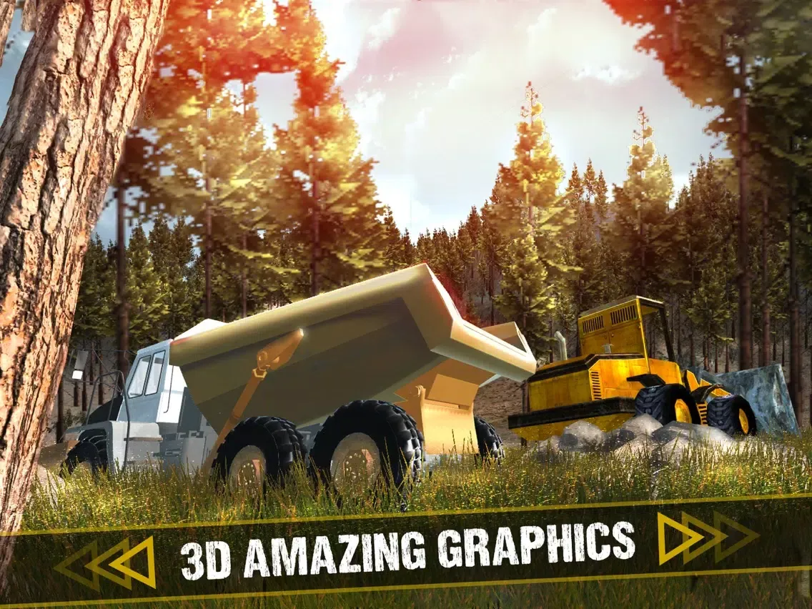 Truck Driver 3D - Hill Mining Truck iPad 应用截图