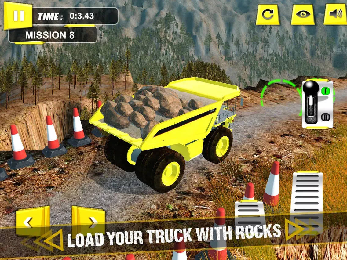 Truck Driver 3D - Hill Mining Truck iPad 应用截图
