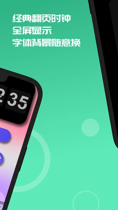 Tangkapan layar OnTimeDo-Floating & flip clock