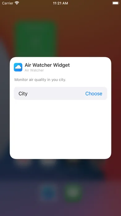Capturas de tela do Air Watcher