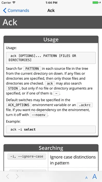 Capturas de pantalla de API In Pocket