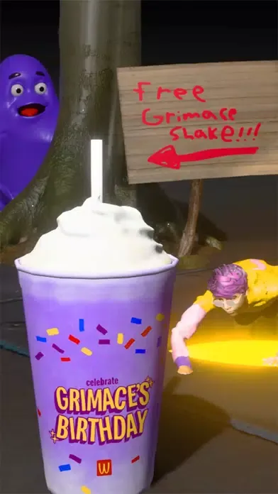 Скриншоты Grimace Shake