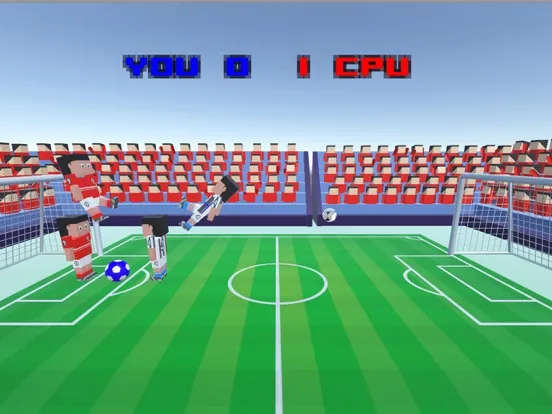 Tangkapan skrin 3D Happy Soccer iPad 