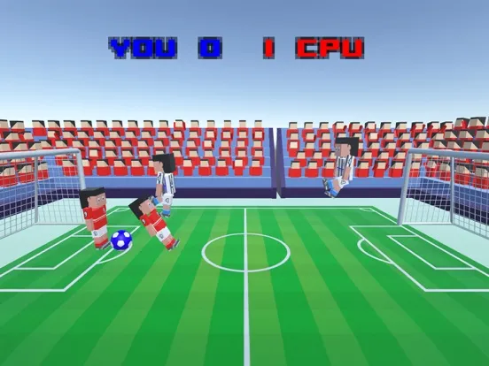 Tangkapan skrin 3D Happy Soccer iPad 