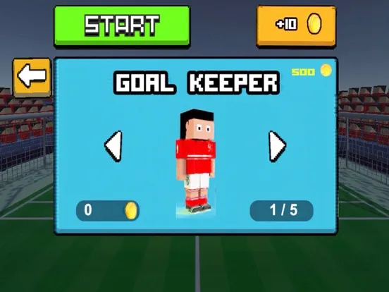 Tangkapan skrin 3D Happy Soccer iPad 