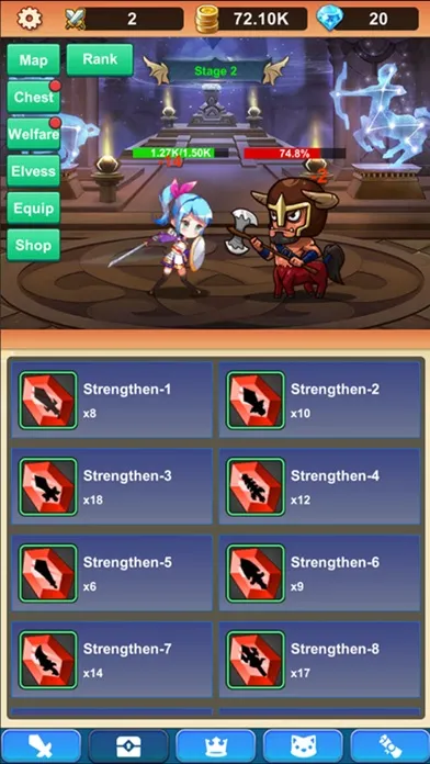 Idle Hero Dungeons Adventure スクリーンショット
