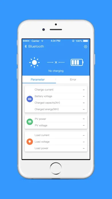Limopower solar controller Screenshots