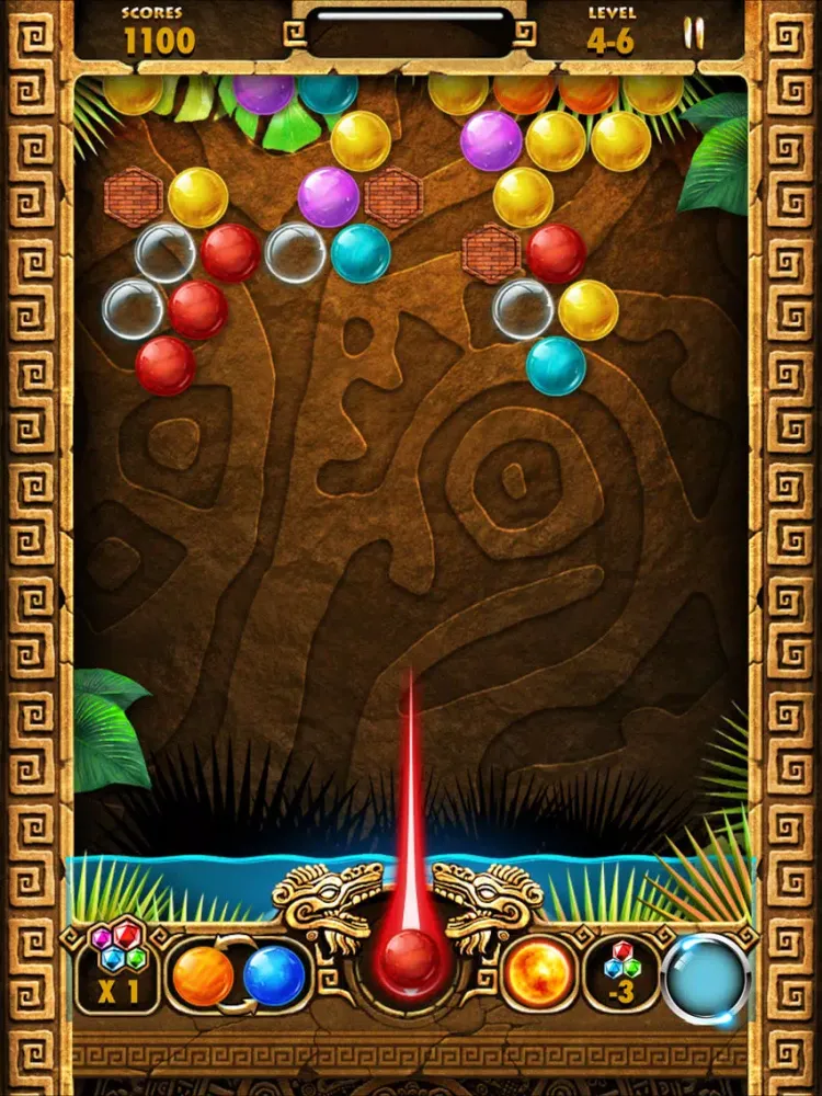 bubble maya slots shooter - shoot pop games iPad  स्क्रीनशॉट