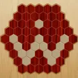 wood hexagon puzzle game