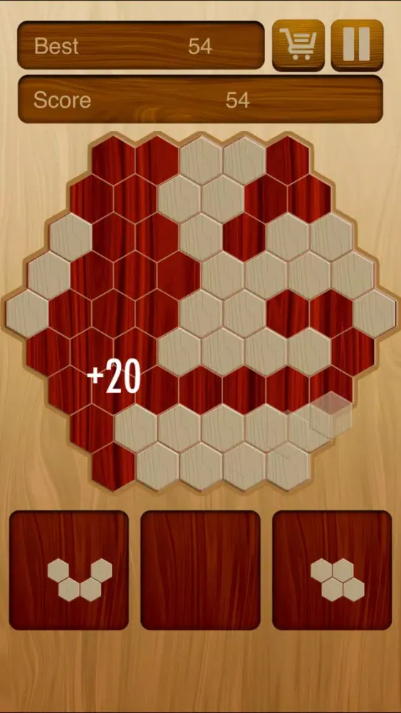 صور wood hexagon puzzle game