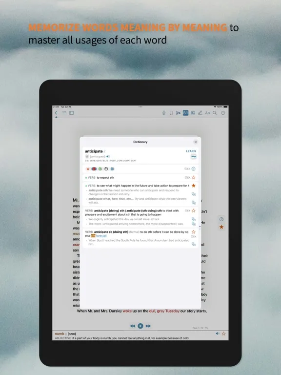 تصاویر 听阅 - 轻松读懂英文原著 iPad 