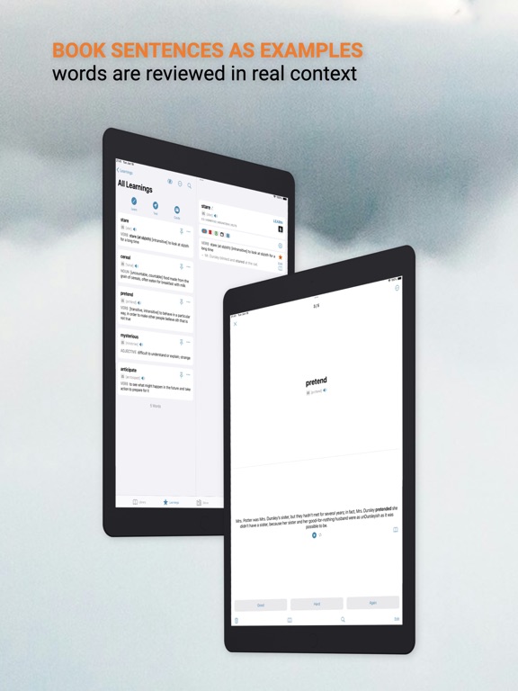 Tangkapan layar 听阅 - 轻松读懂英文原著 iPad 