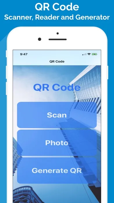Capturas de tela do QR Scanner Reader Generator