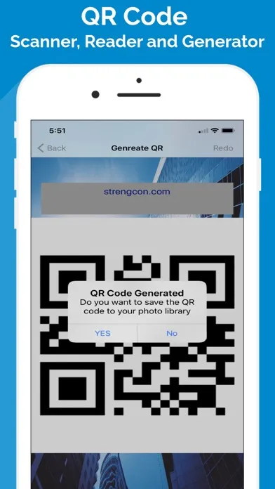 Capturas de tela do QR Scanner Reader Generator