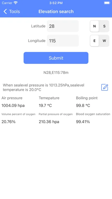 Elevation Map-Mountain Weather 스크린샷