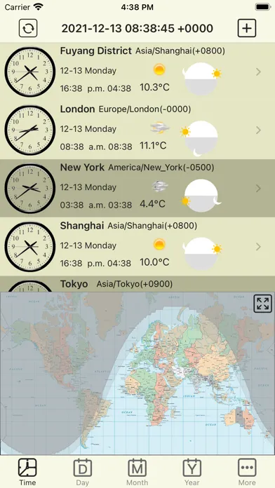 Clock and Almanac Screenshots
