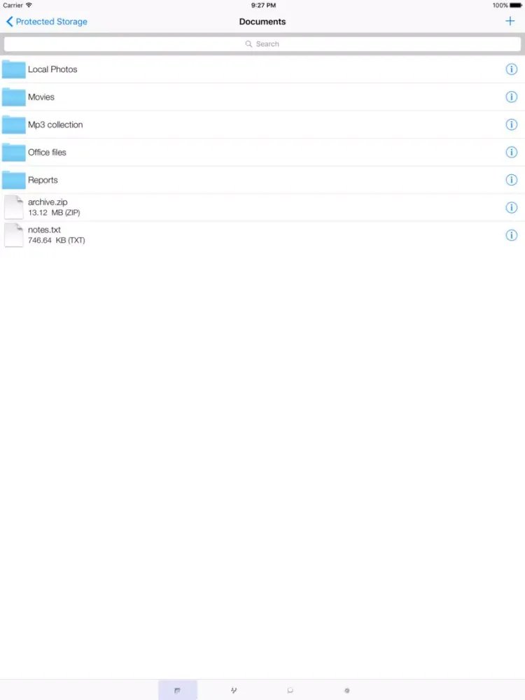 FilesBox iPad  स्क्रीनशॉट