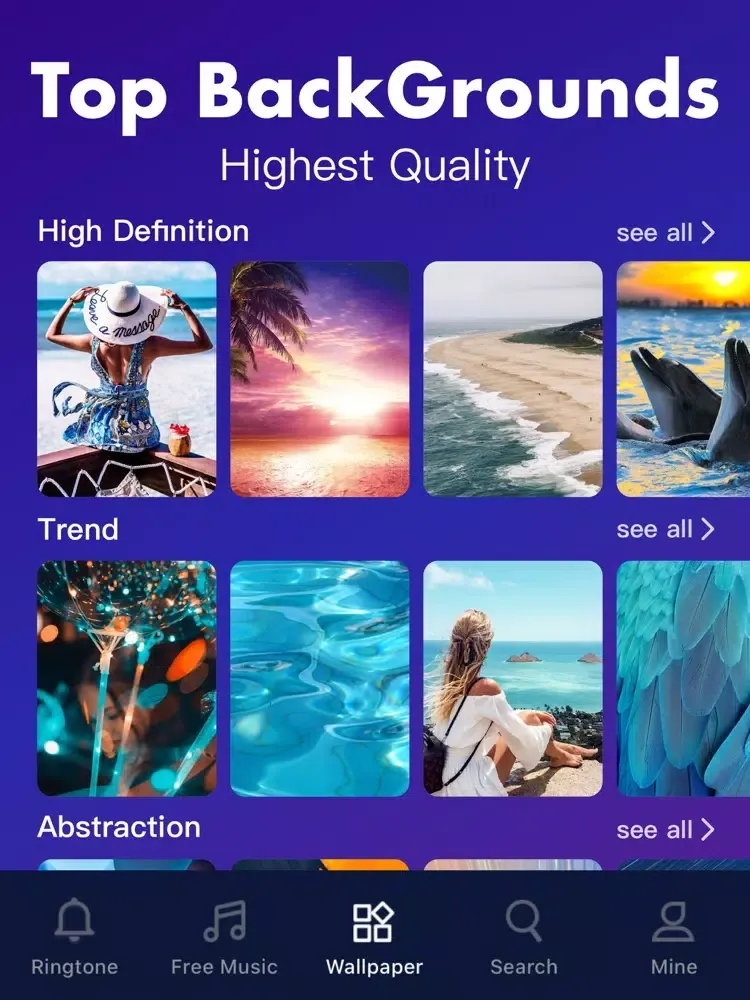 Music Ringtones iPad  Ekran Görüntüleri