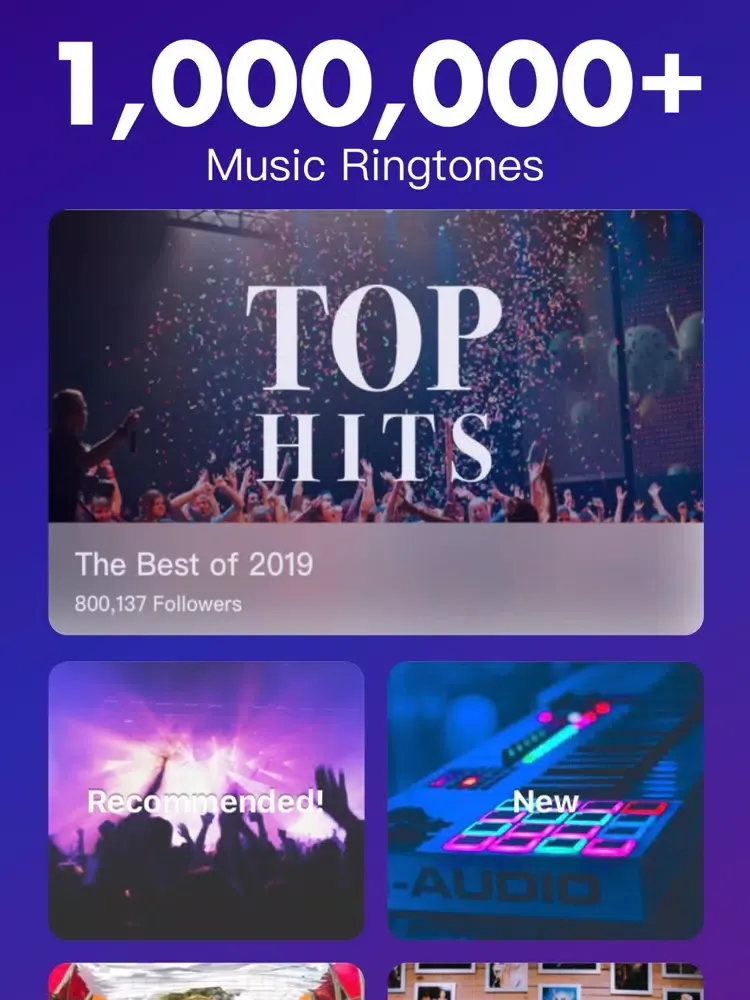 Music Ringtones iPad  Ekran Görüntüleri