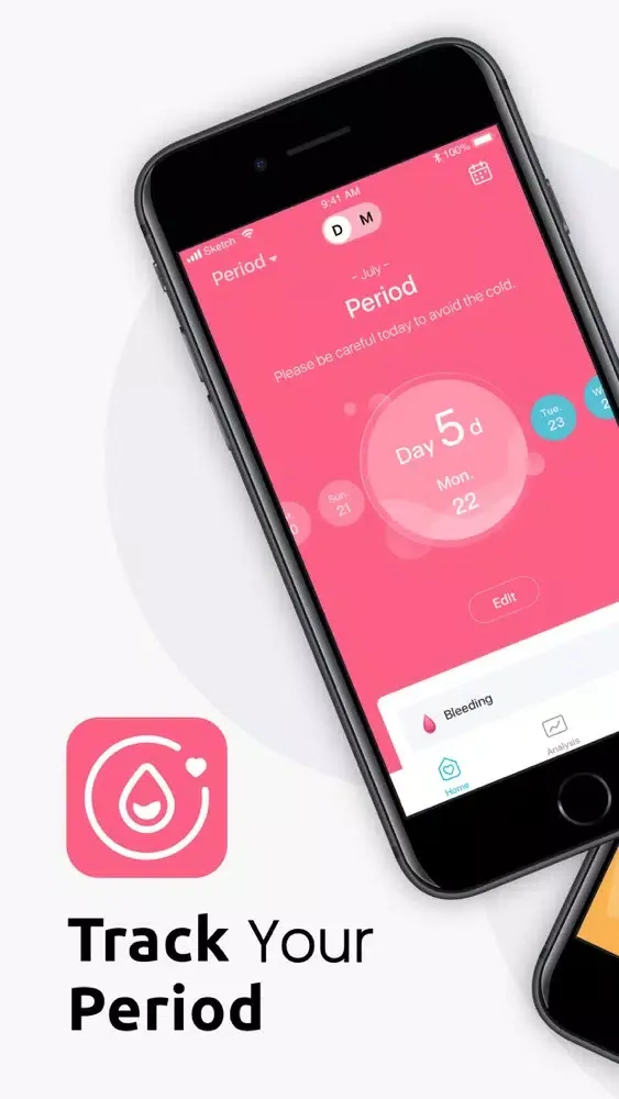 Скриншоты SHE&Period Tracker
