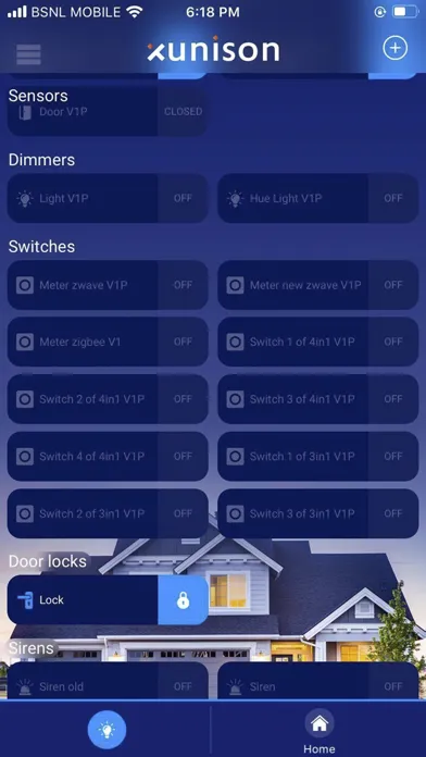 ภาพหน้าจอของ X-Home