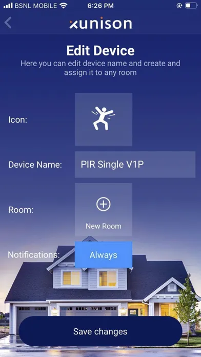 ภาพหน้าจอของ X-Home