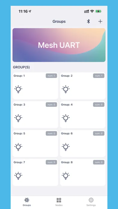 Mesh UART スクリーンショット