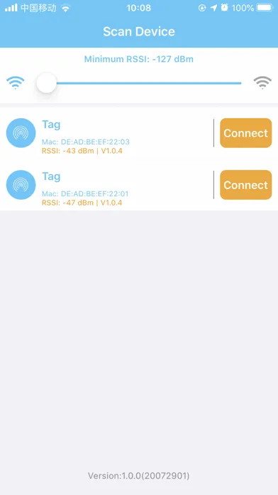 Tracker Config سکرین شاٹس