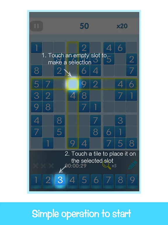 Zrzuty ekranu Sudoku Board iPad 