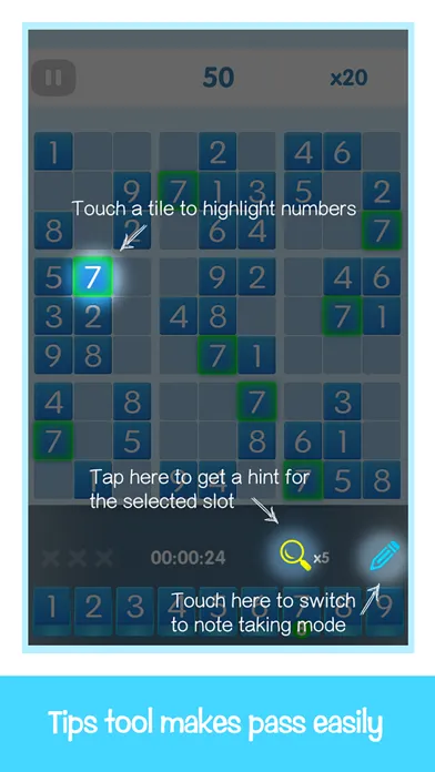 Zrzuty ekranu Sudoku Board